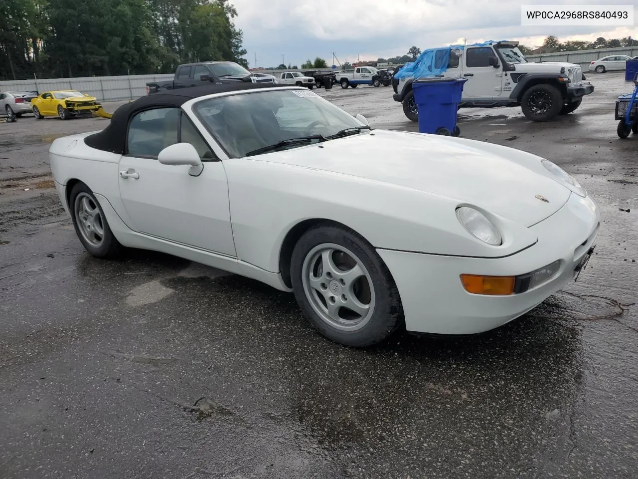 1994 Porsche 968 VIN: WP0CA2968RS840493 Lot: 73759084