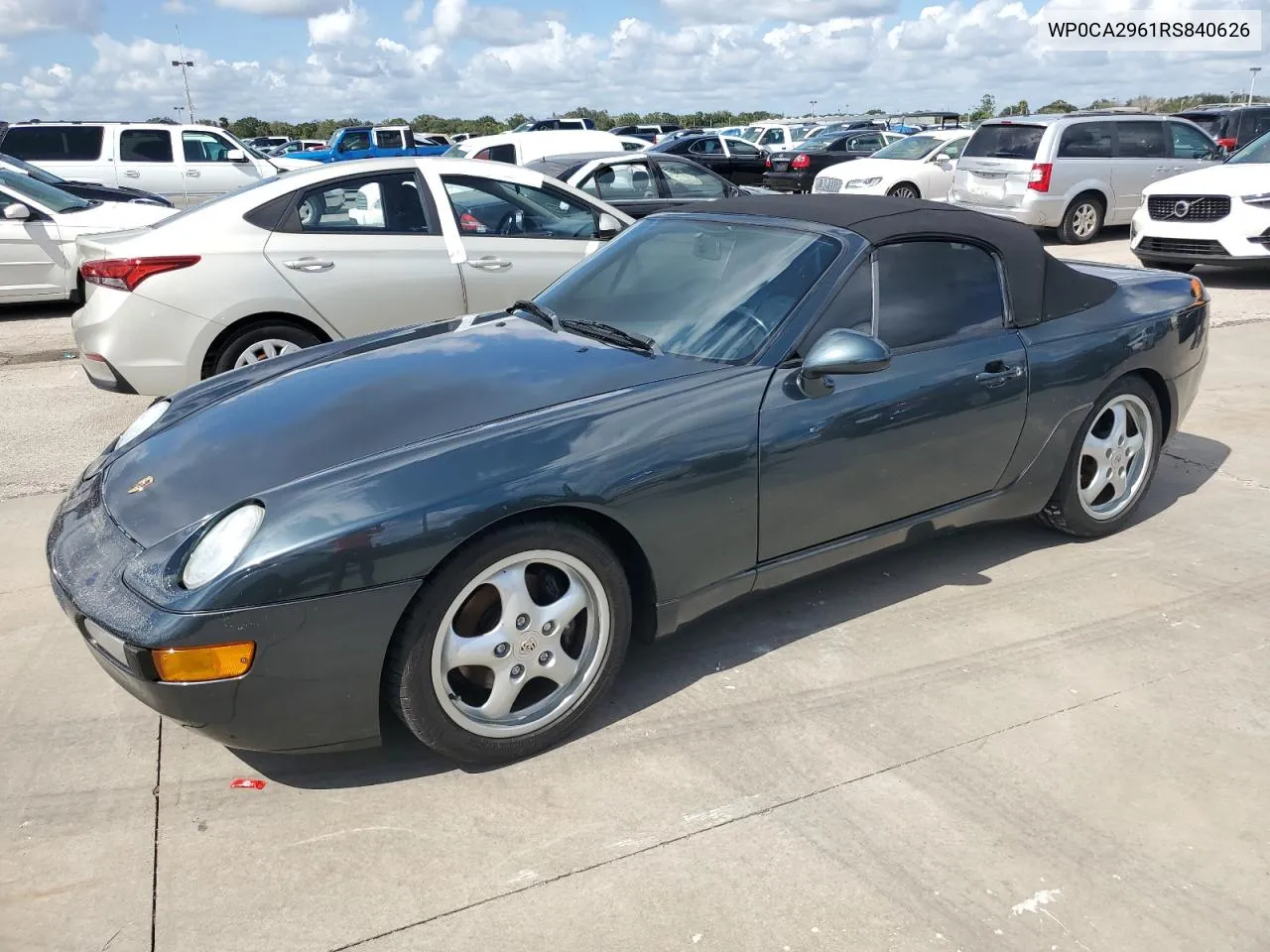 1994 Porsche 968 VIN: WP0CA2961RS840626 Lot: 75213324