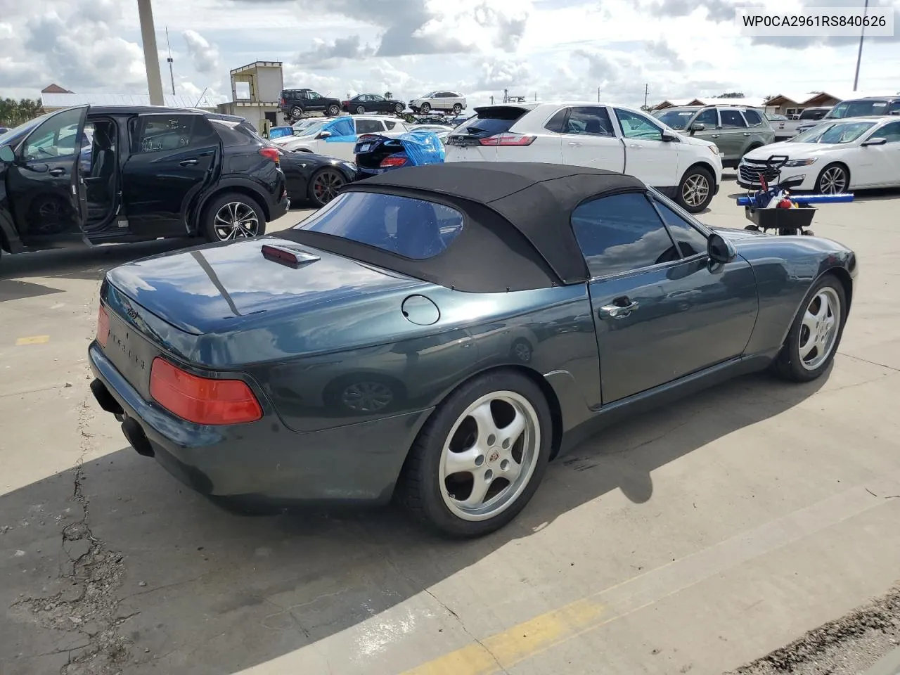 1994 Porsche 968 VIN: WP0CA2961RS840626 Lot: 75213324