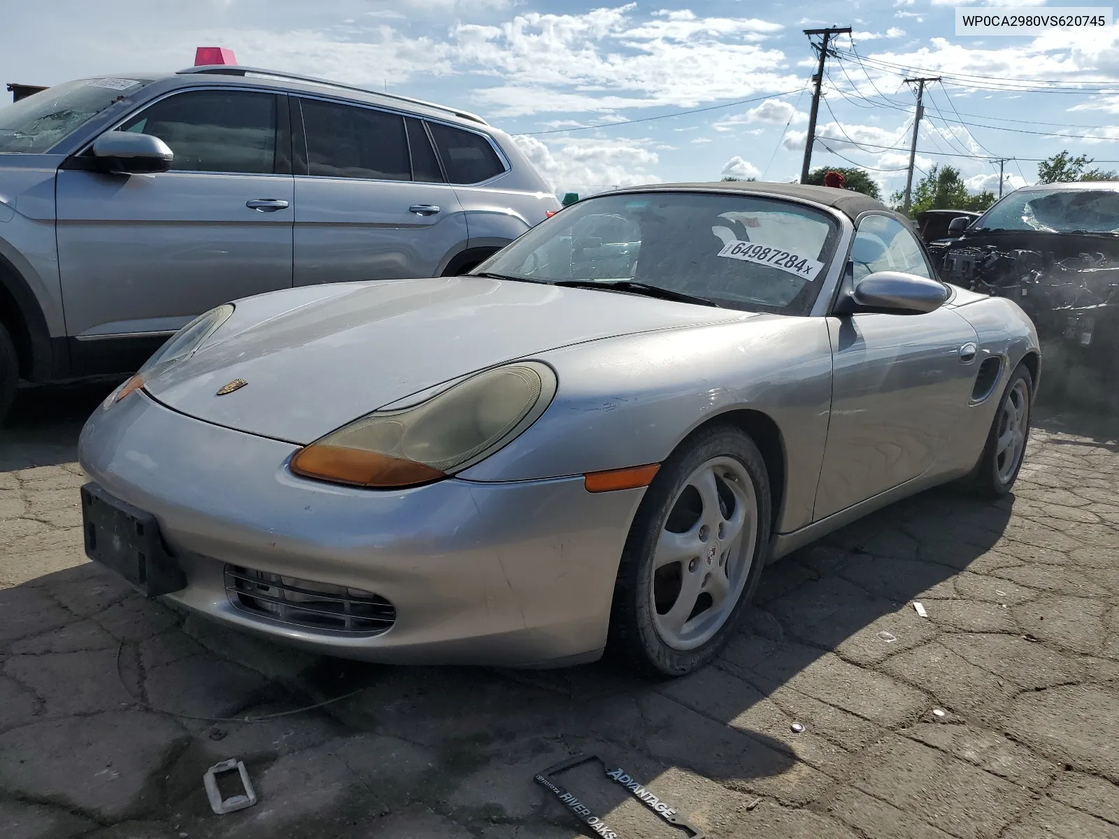 1997 Porsche Boxster VIN: WP0CA2980VS620745 Lot: 64987284