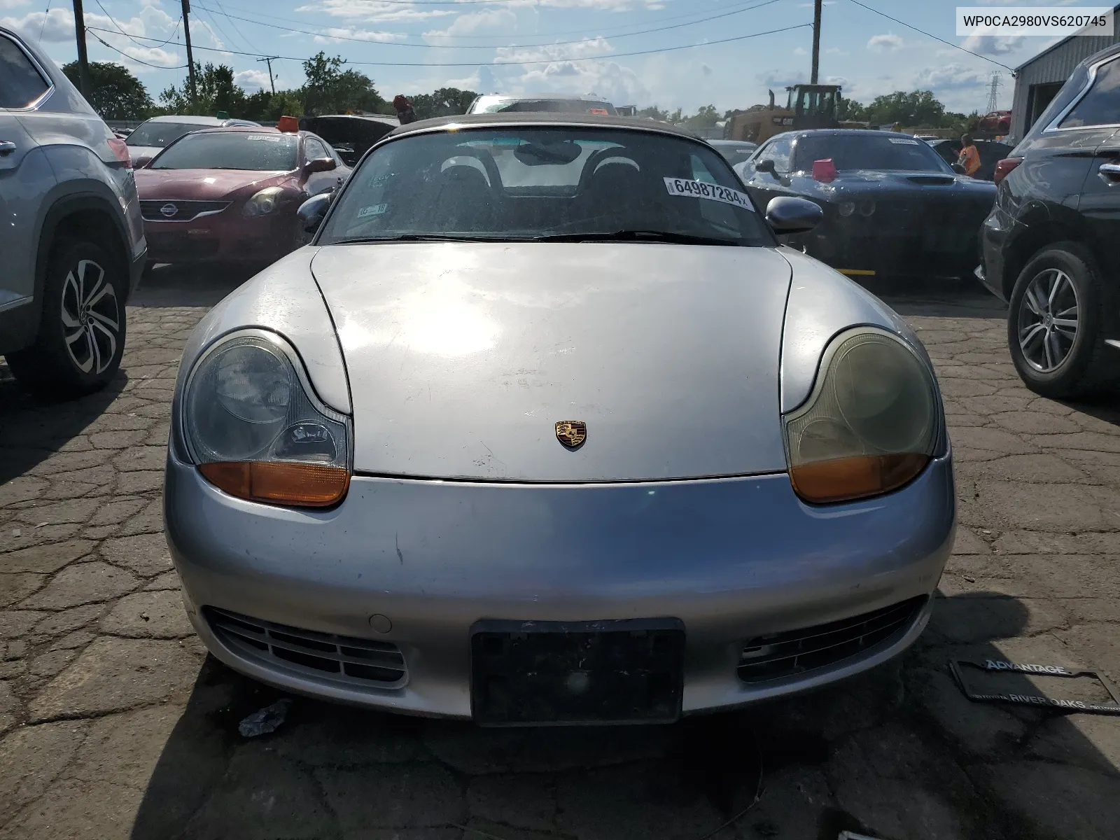 1997 Porsche Boxster VIN: WP0CA2980VS620745 Lot: 64987284