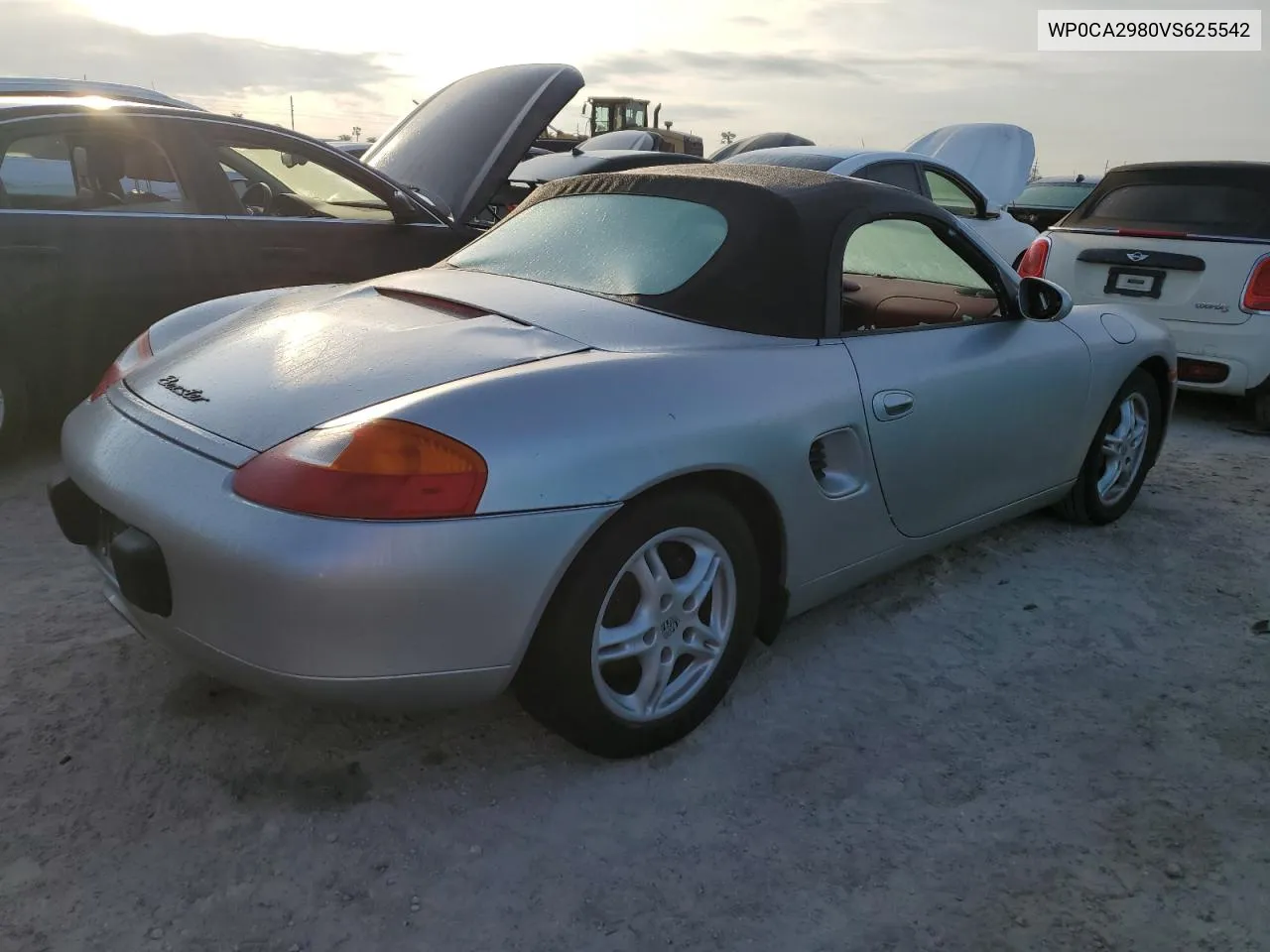 1997 Porsche Boxster VIN: WP0CA2980VS625542 Lot: 74385024