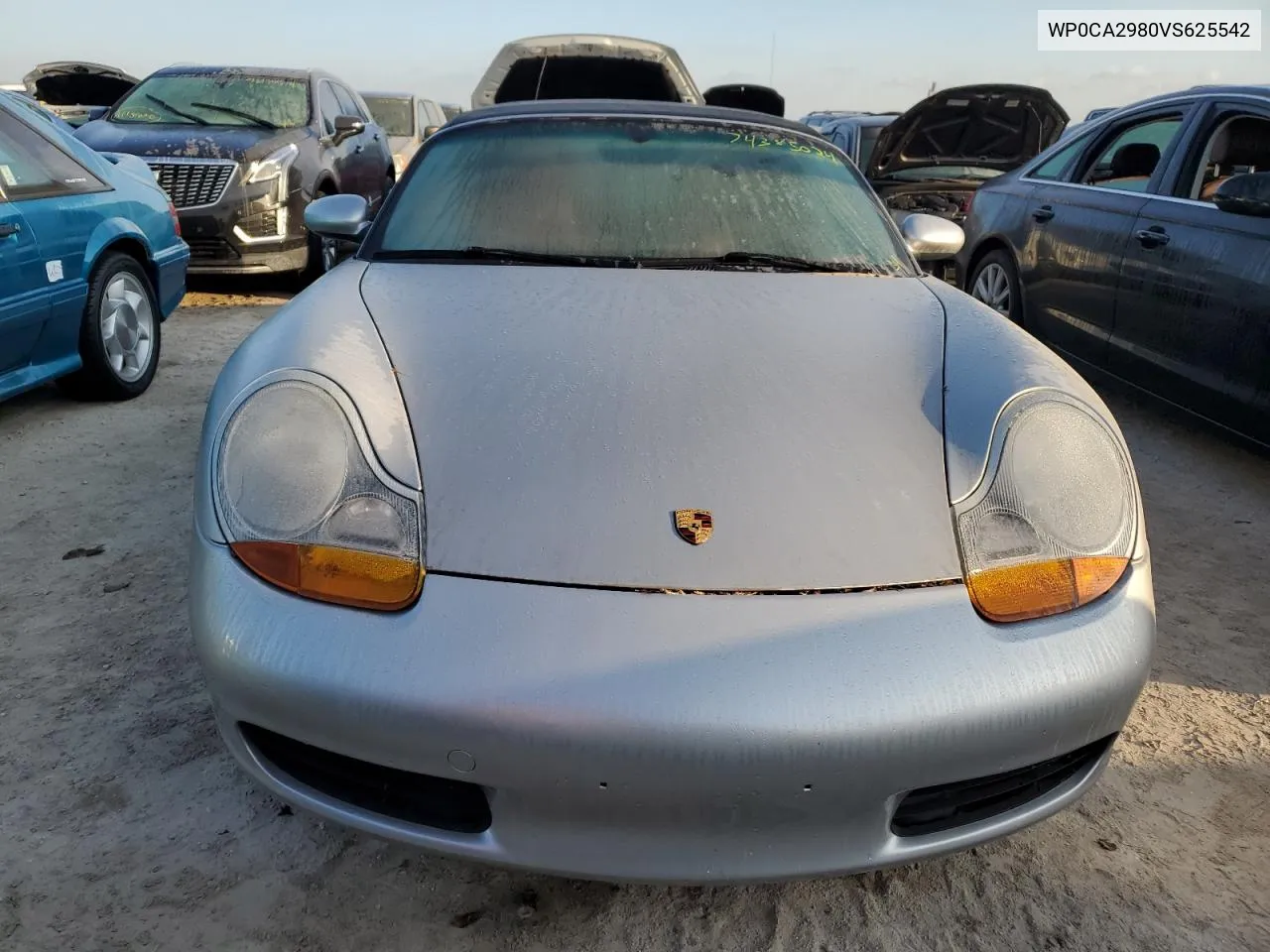 1997 Porsche Boxster VIN: WP0CA2980VS625542 Lot: 74385024