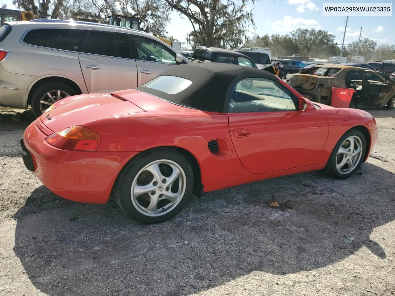 1998 Porsche Boxster VIN: WP0CA298XWU623335 Lot: 74519734