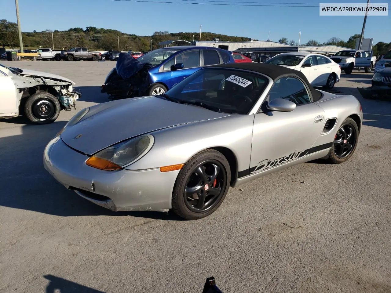 1998 Porsche Boxster VIN: WP0CA298XWU622900 Lot: 75446244