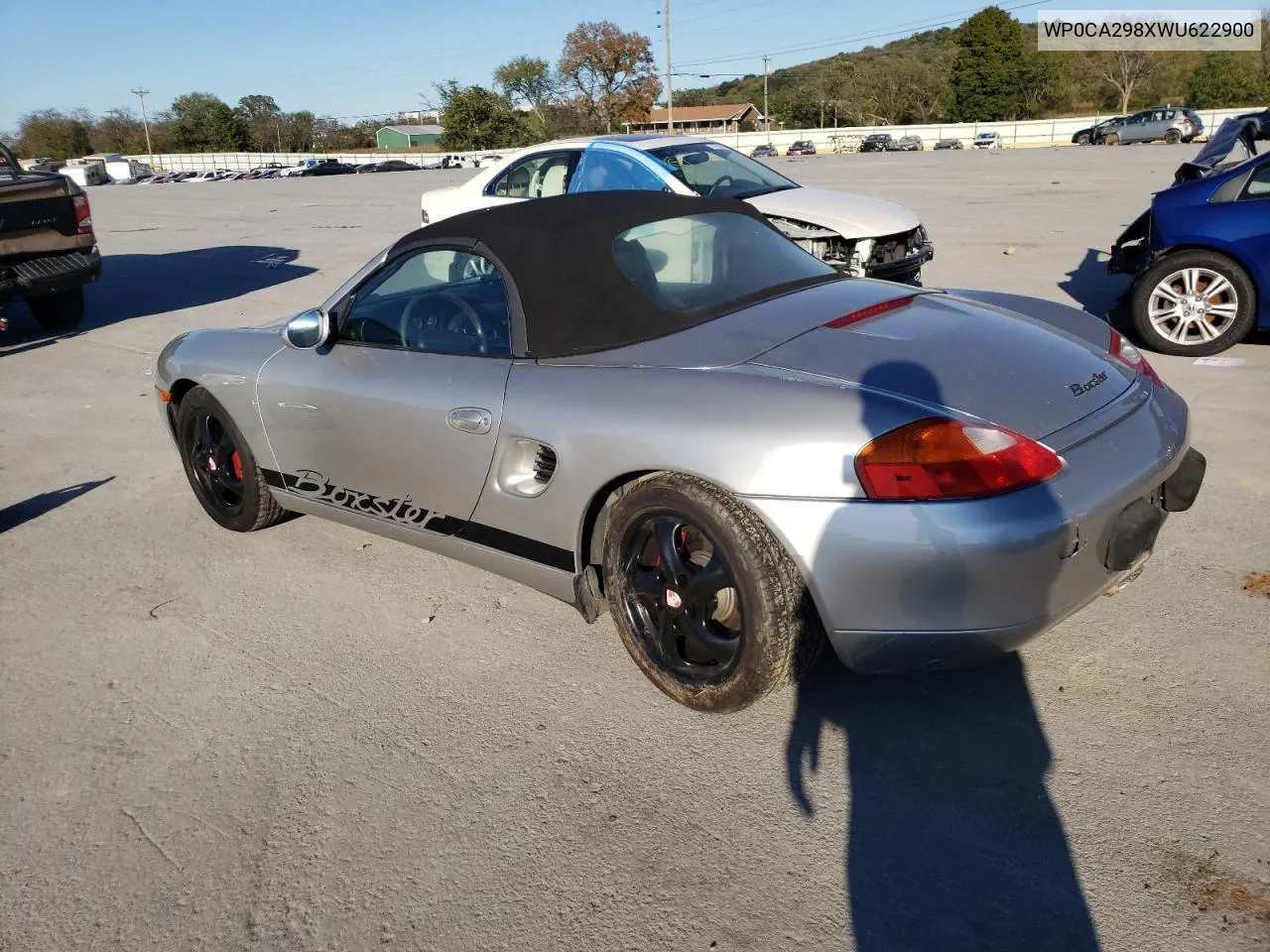 1998 Porsche Boxster VIN: WP0CA298XWU622900 Lot: 75446244