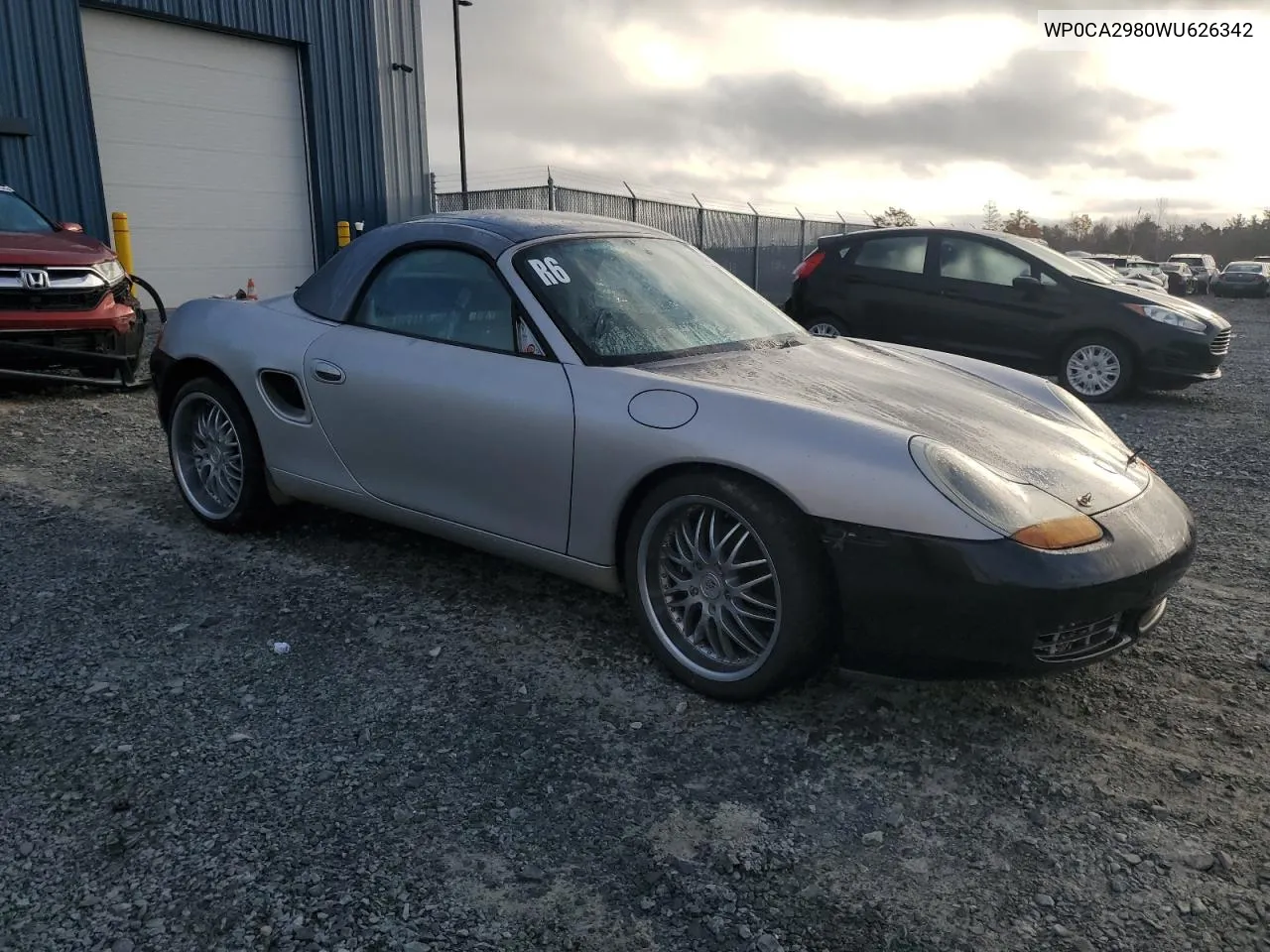 1998 Porsche Boxster VIN: WP0CA2980WU626342 Lot: 75834134