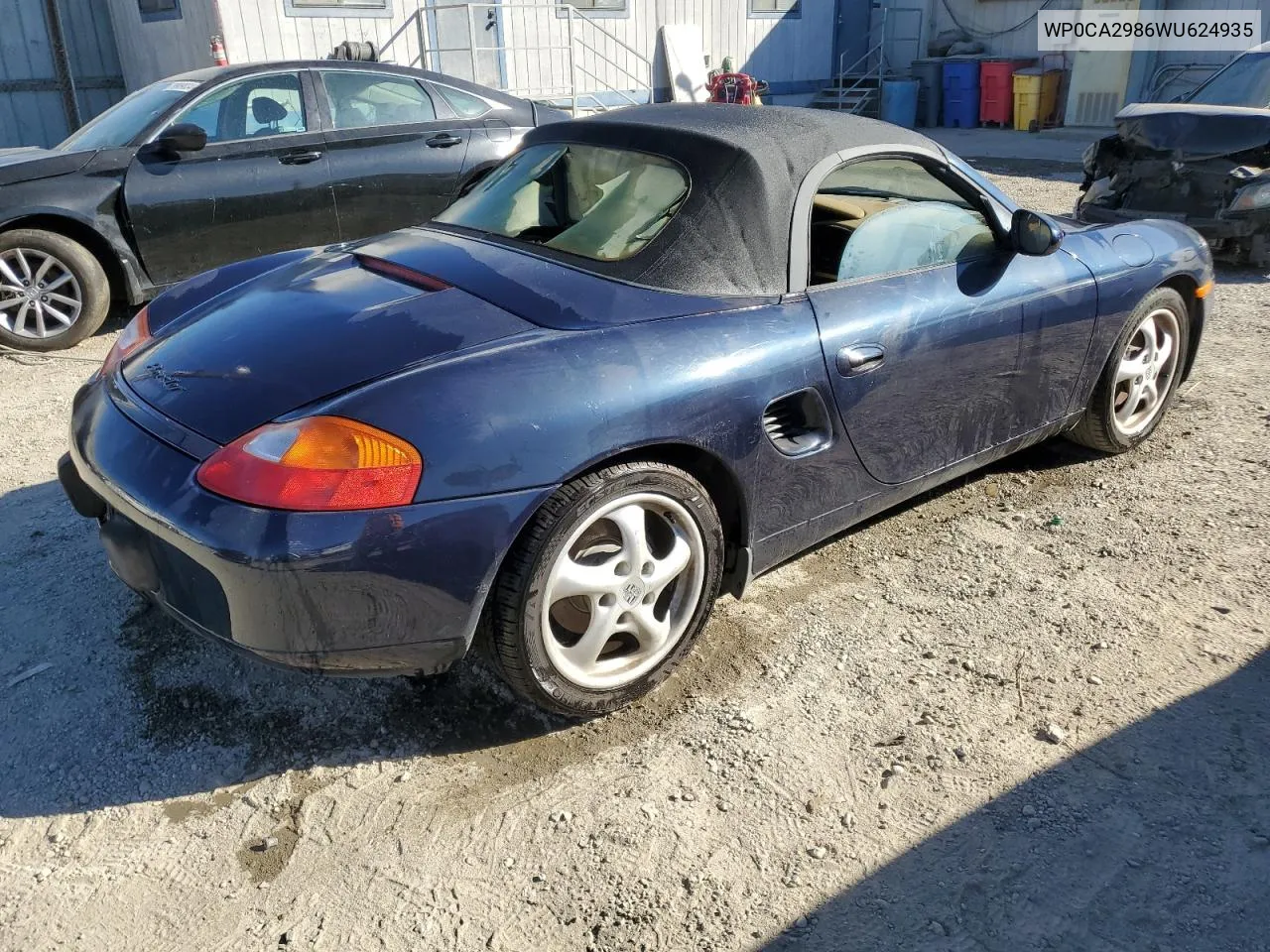 1998 Porsche Boxster VIN: WP0CA2986WU624935 Lot: 80680324