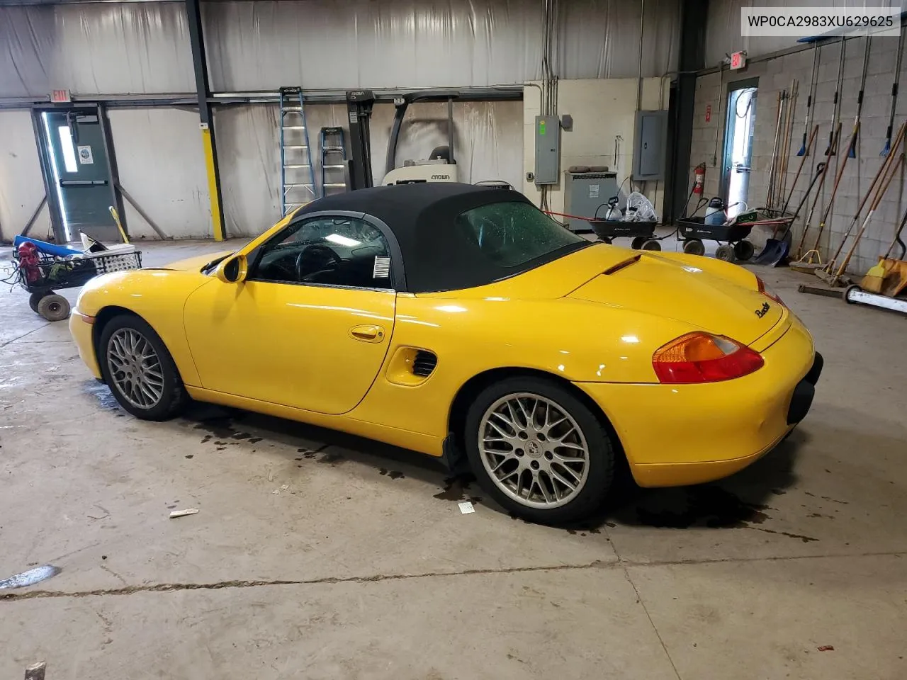 1999 Porsche Boxster VIN: WP0CA2983XU629625 Lot: 72425364