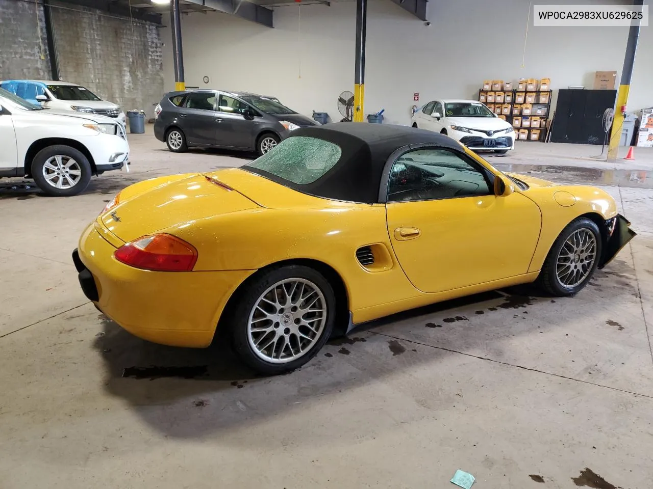 1999 Porsche Boxster VIN: WP0CA2983XU629625 Lot: 72425364