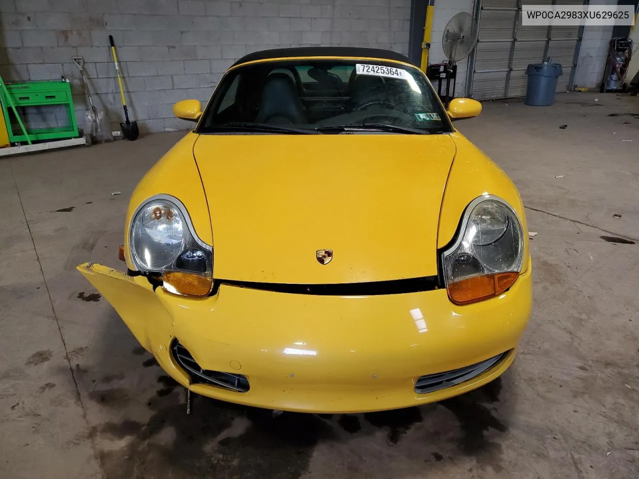 1999 Porsche Boxster VIN: WP0CA2983XU629625 Lot: 72425364