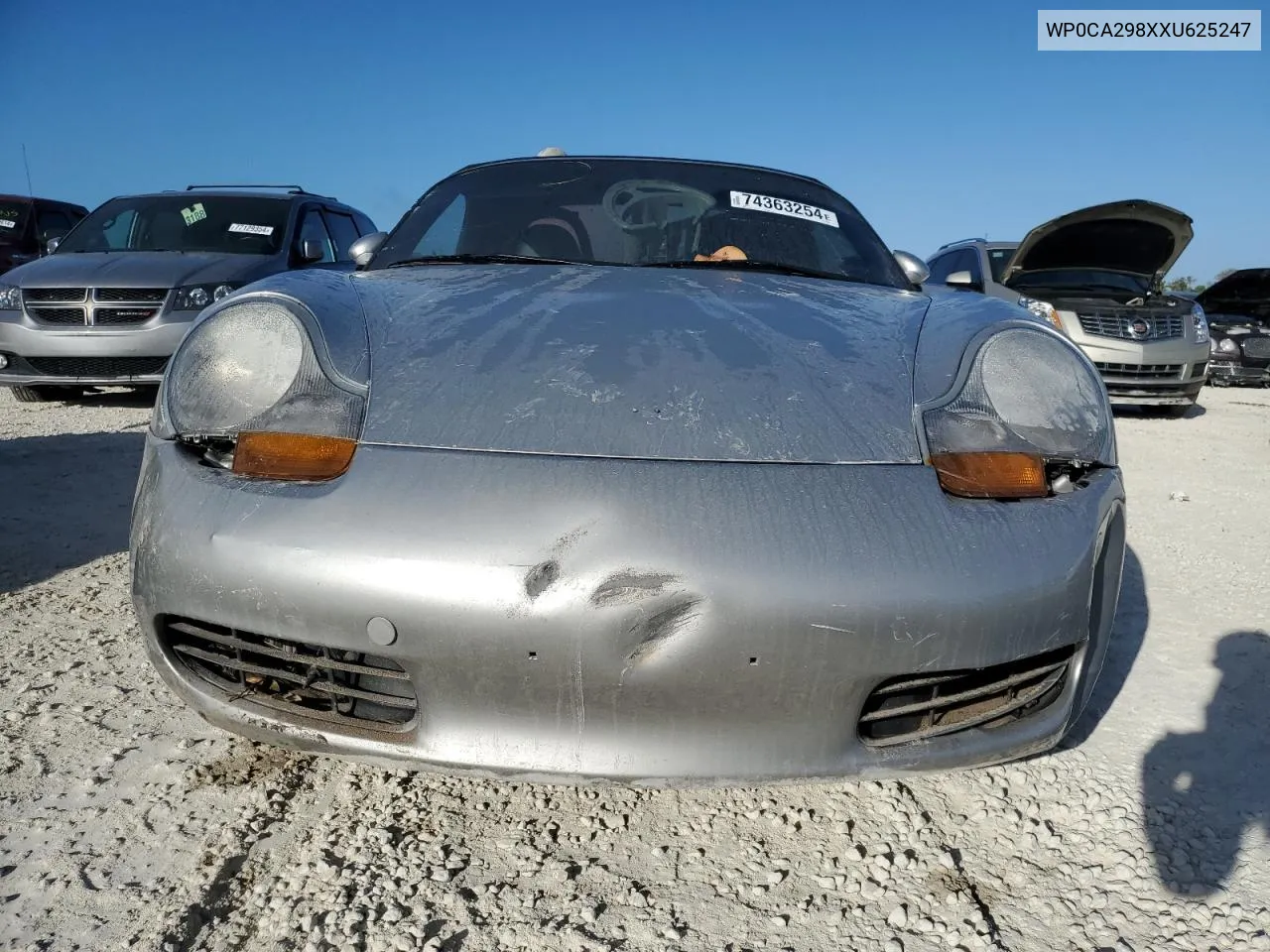 1999 Porsche Boxster VIN: WP0CA298XXU625247 Lot: 74363254