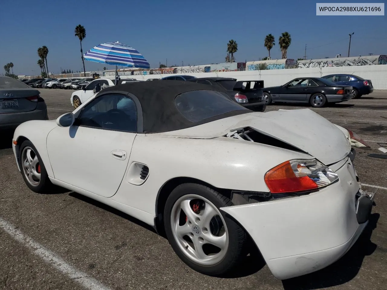 1999 Porsche Boxster VIN: WP0CA2988XU621696 Lot: 75558314