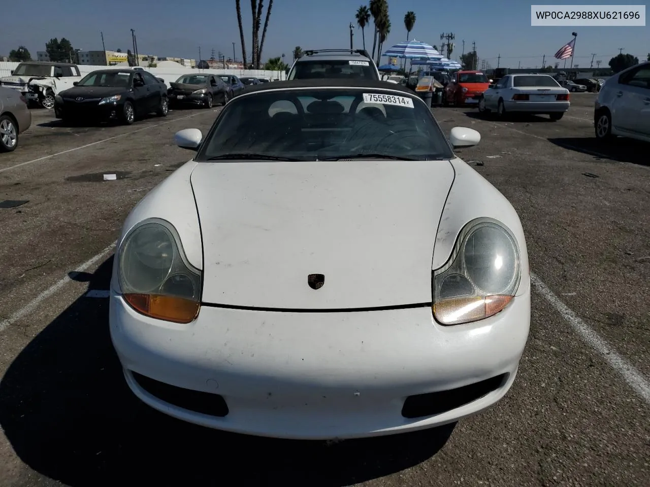 1999 Porsche Boxster VIN: WP0CA2988XU621696 Lot: 75558314