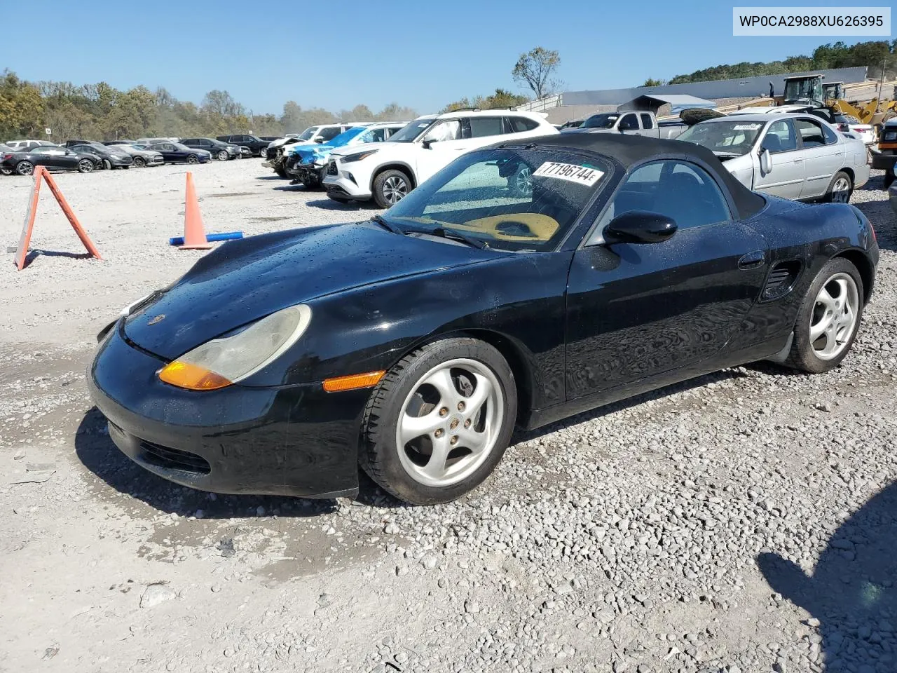 1999 Porsche Boxster VIN: WP0CA2988XU626395 Lot: 77196744