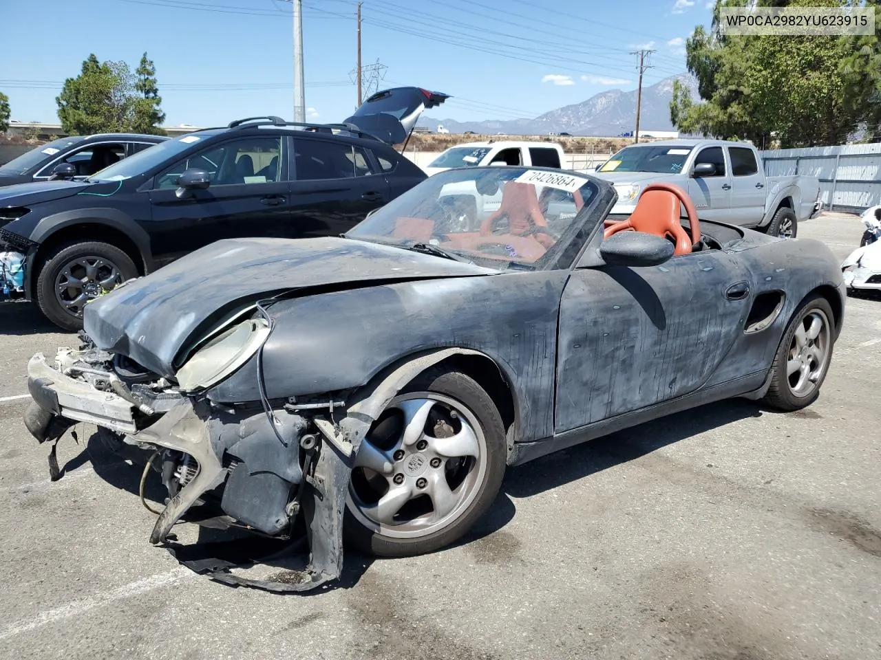 2000 Porsche Boxster VIN: WP0CA2982YU623915 Lot: 70426864