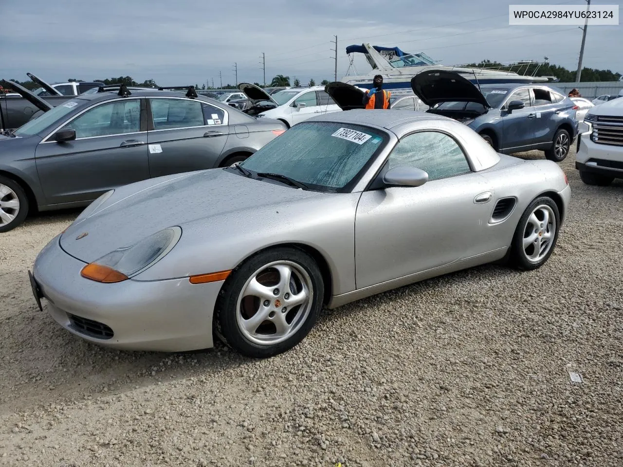 2000 Porsche Boxster VIN: WP0CA2984YU623124 Lot: 73927104