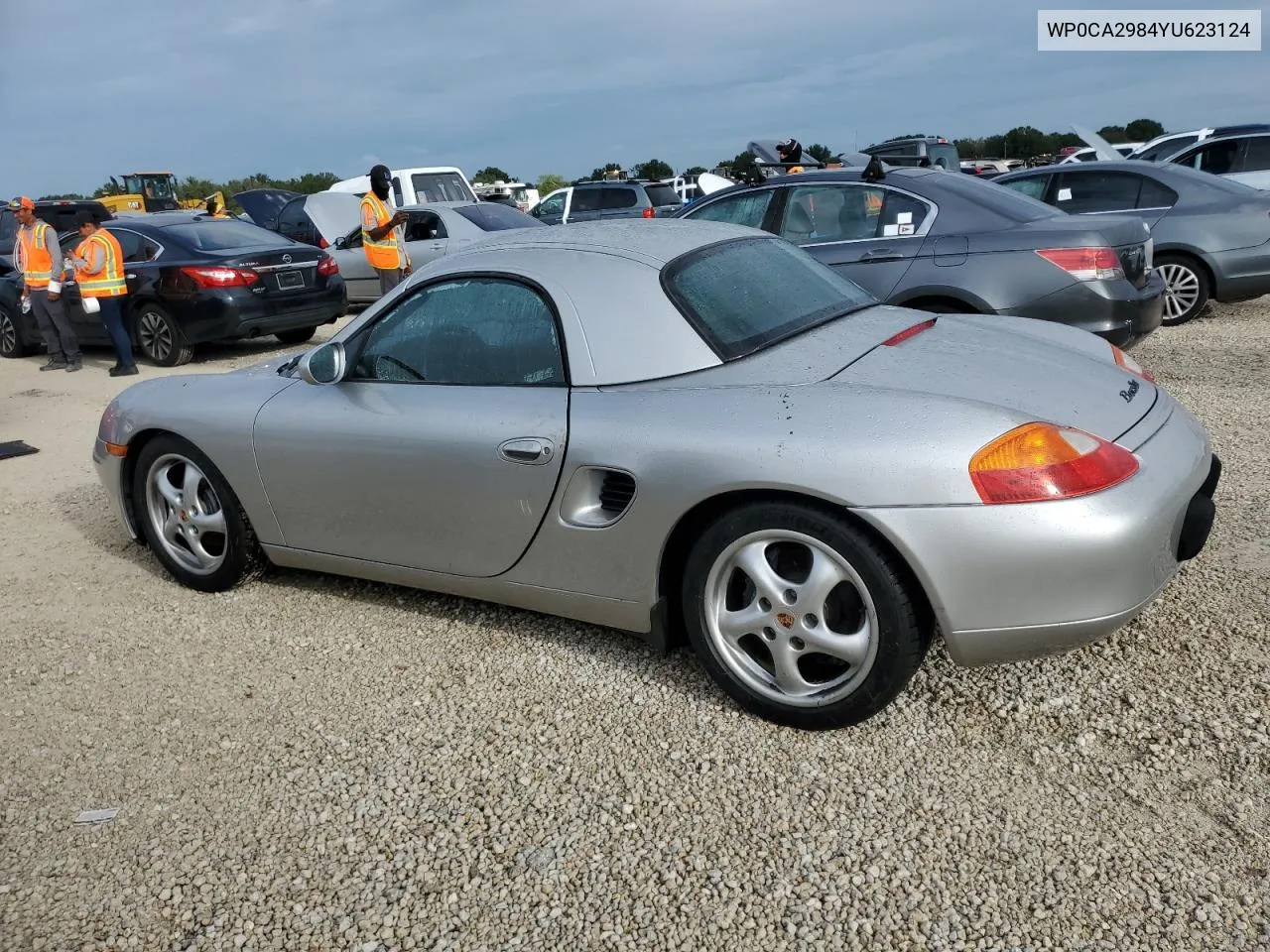 2000 Porsche Boxster VIN: WP0CA2984YU623124 Lot: 73927104