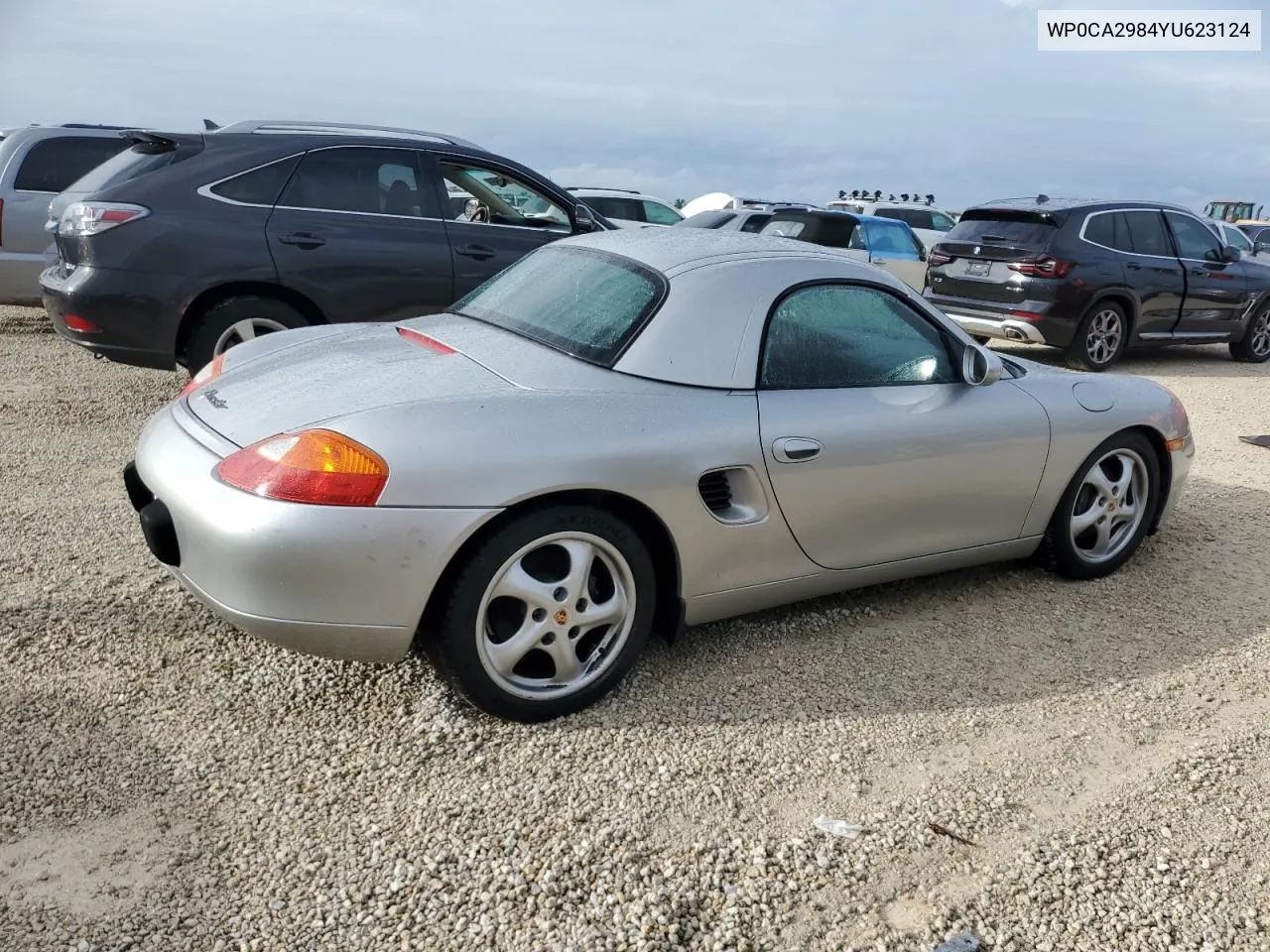 2000 Porsche Boxster VIN: WP0CA2984YU623124 Lot: 73927104