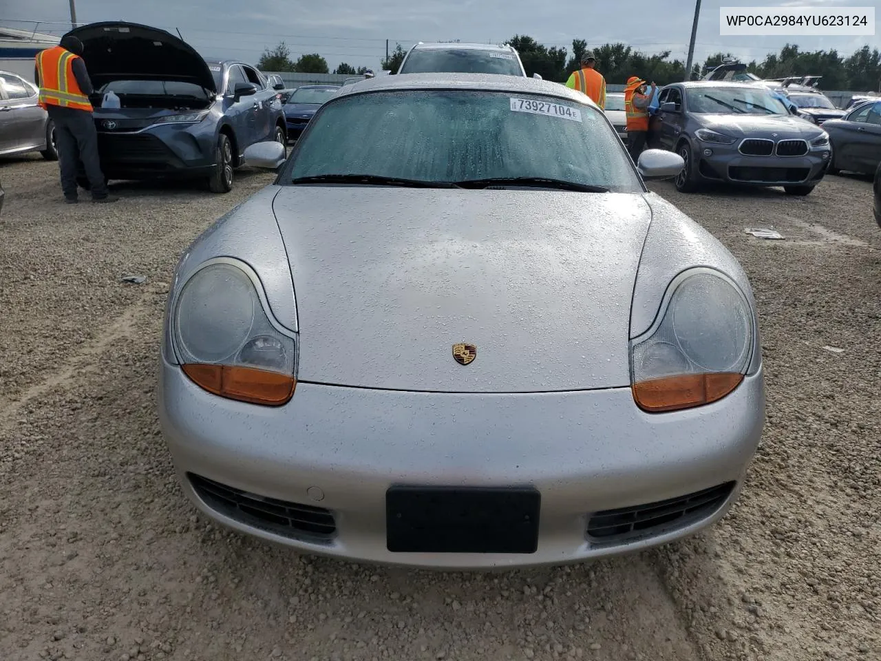 2000 Porsche Boxster VIN: WP0CA2984YU623124 Lot: 73927104