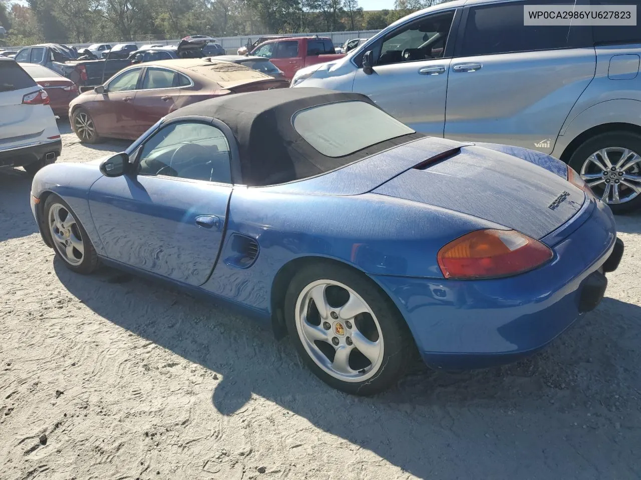 2000 Porsche Boxster VIN: WP0CA2986YU627823 Lot: 75799094