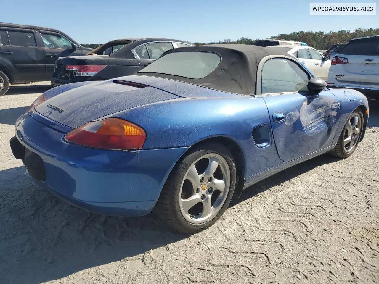 2000 Porsche Boxster VIN: WP0CA2986YU627823 Lot: 75799094