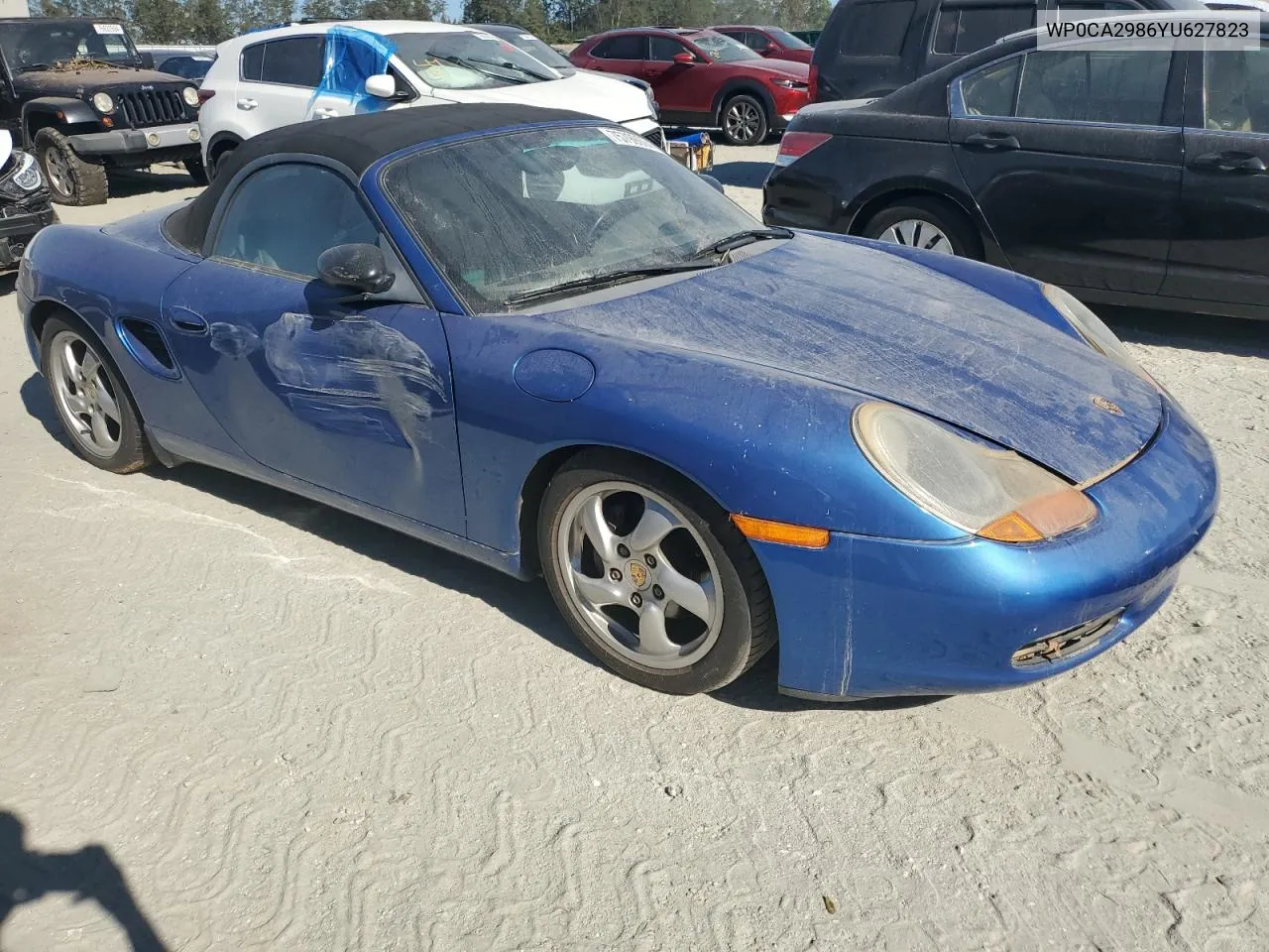 2000 Porsche Boxster VIN: WP0CA2986YU627823 Lot: 75799094