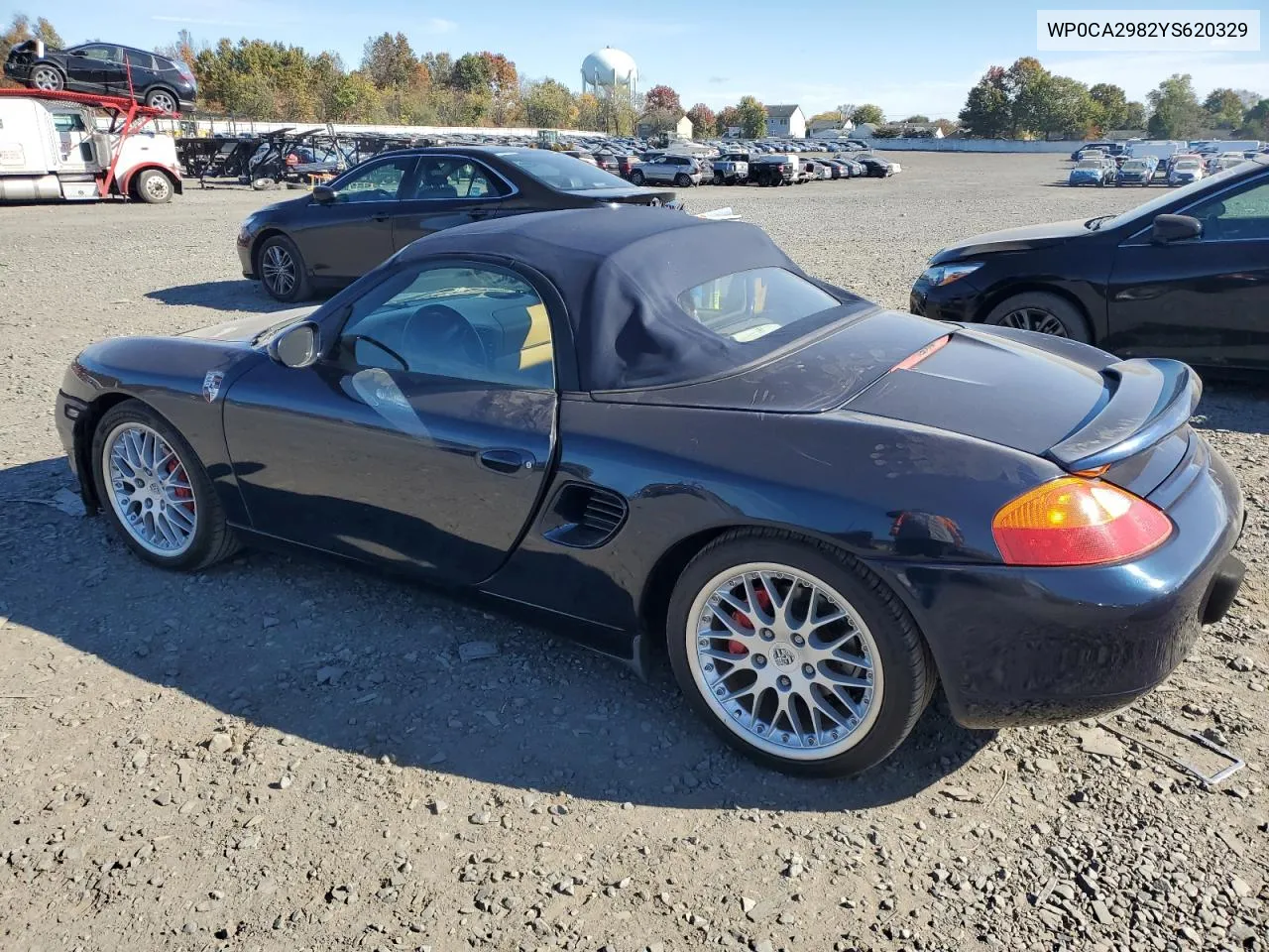 2000 Porsche Boxster VIN: WP0CA2982YS620329 Lot: 76302684