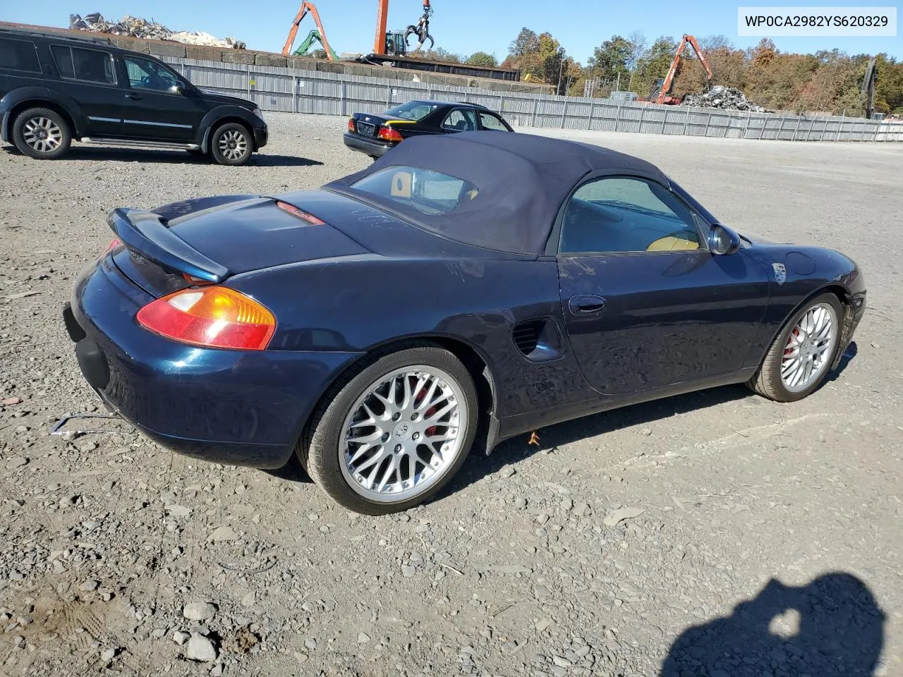 2000 Porsche Boxster VIN: WP0CA2982YS620329 Lot: 76302684