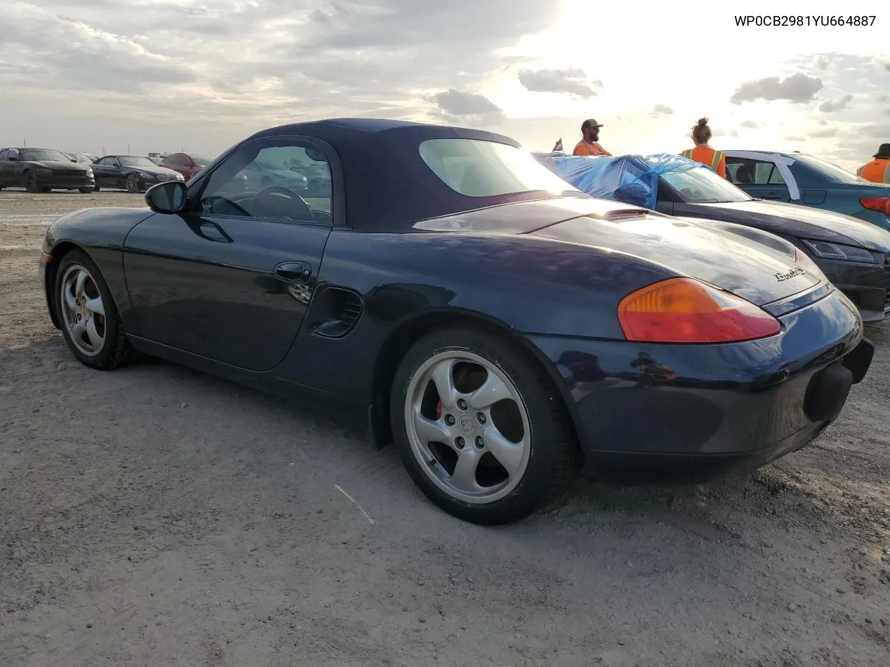 2000 Porsche Boxster S VIN: WP0CB2981YU664887 Lot: 76741234