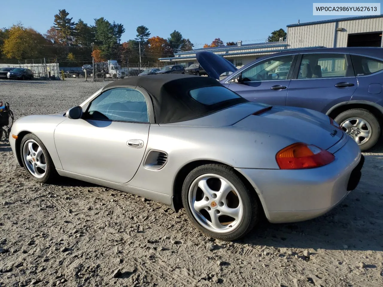 2000 Porsche Boxster VIN: WP0CA2986YU627613 Lot: 77592254