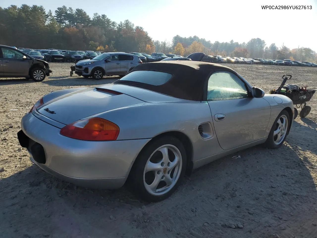 2000 Porsche Boxster VIN: WP0CA2986YU627613 Lot: 77592254