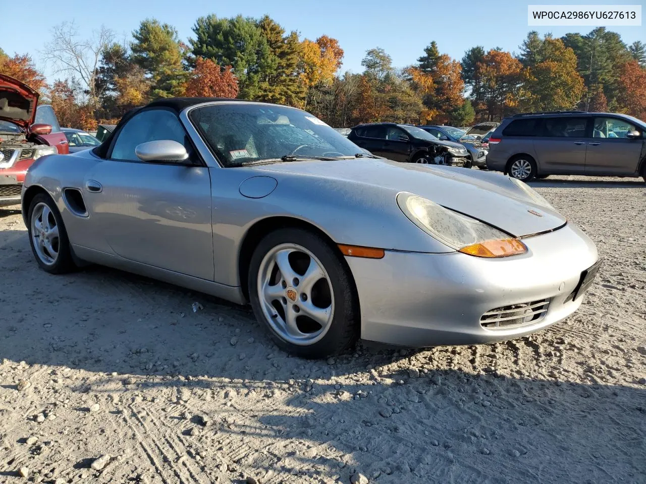 2000 Porsche Boxster VIN: WP0CA2986YU627613 Lot: 77592254