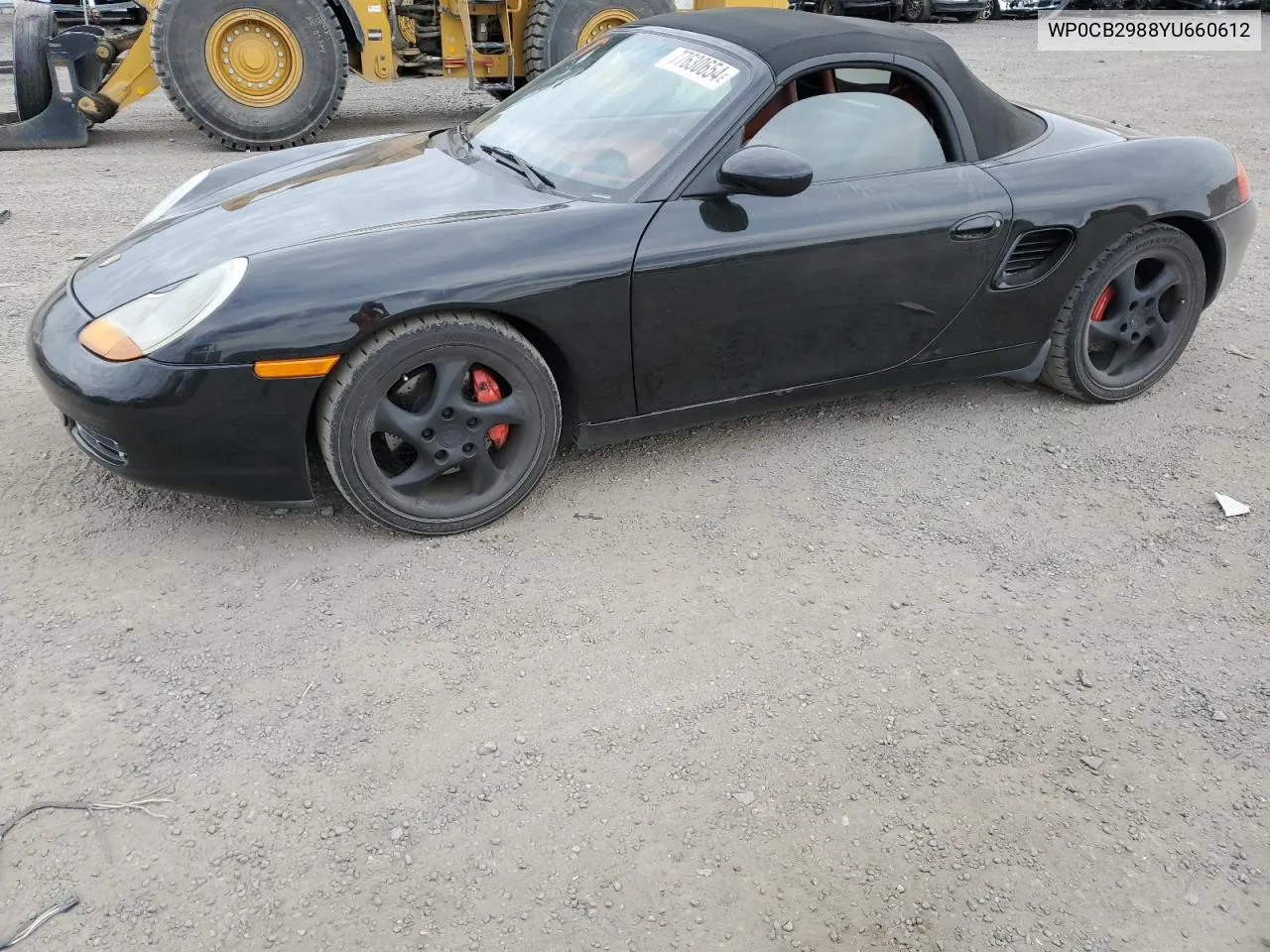 2000 Porsche Boxster S VIN: WP0CB2988YU660612 Lot: 77630654