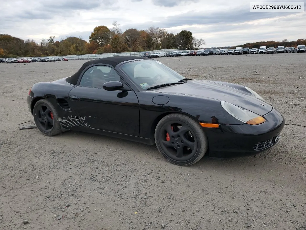 2000 Porsche Boxster S VIN: WP0CB2988YU660612 Lot: 77630654