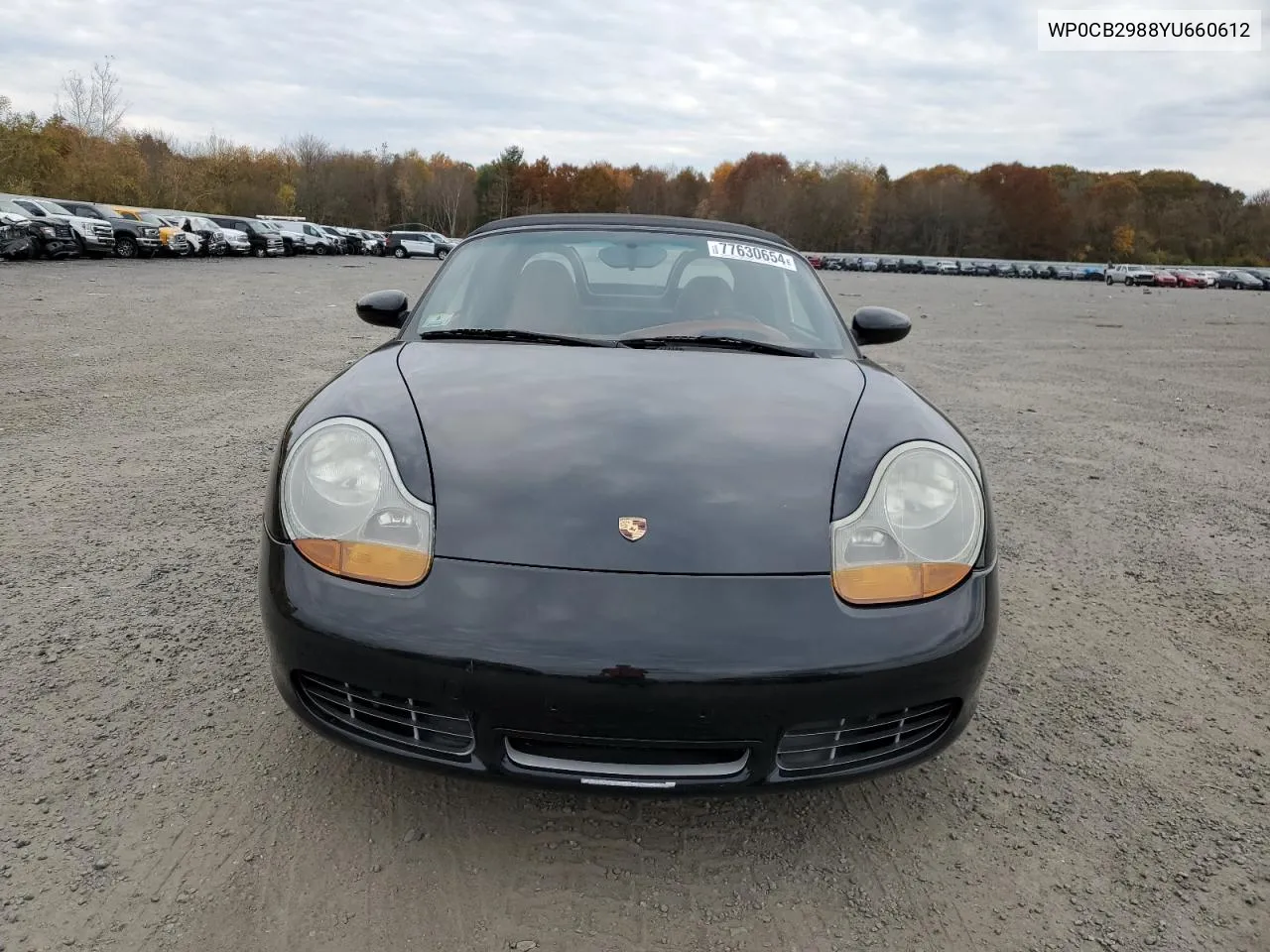 2000 Porsche Boxster S VIN: WP0CB2988YU660612 Lot: 77630654