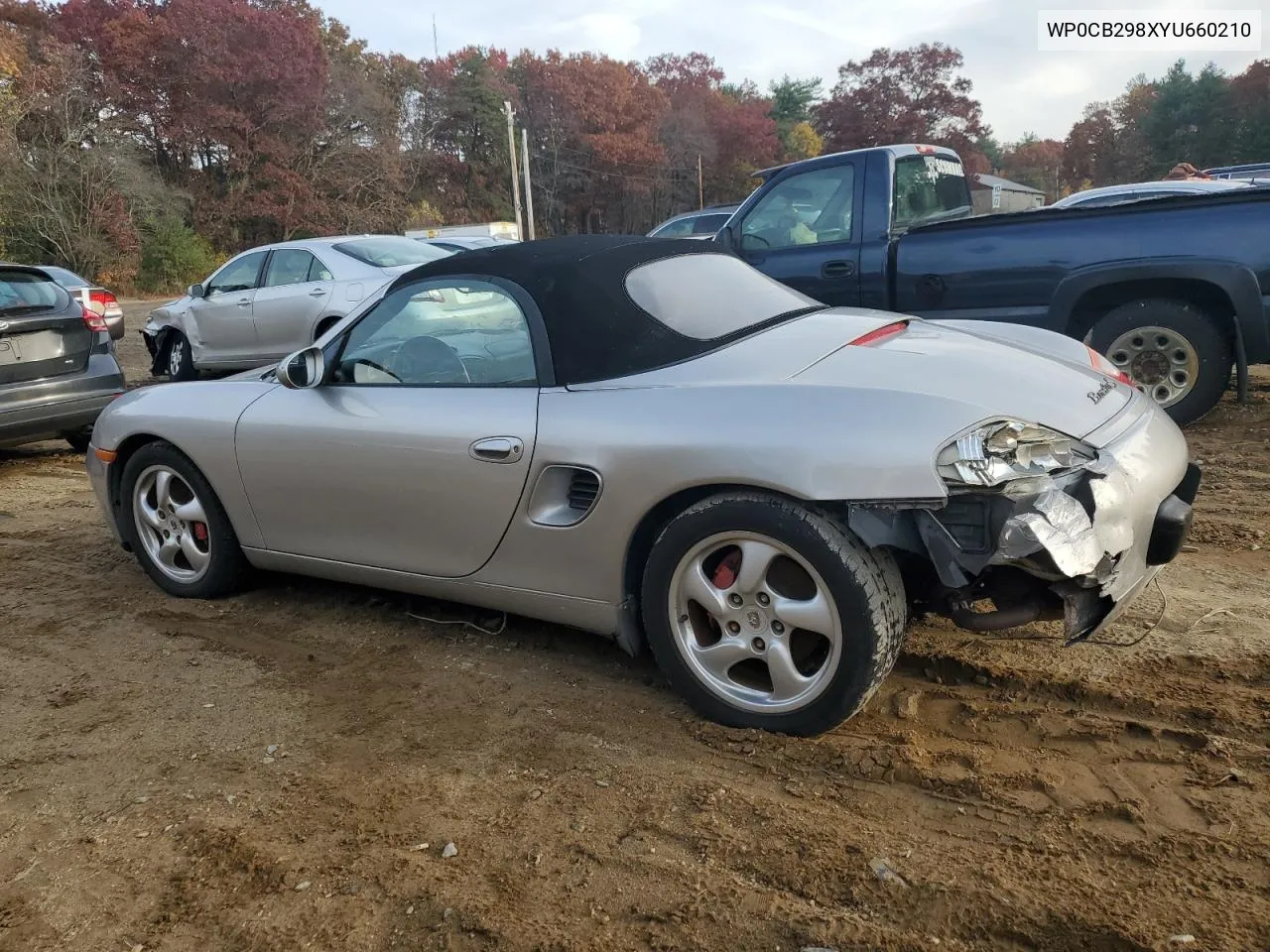 2000 Porsche Boxster S VIN: WP0CB298XYU660210 Lot: 78721484