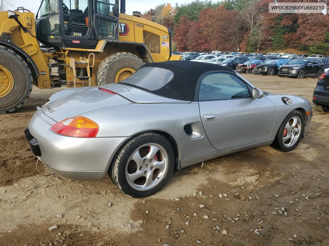 2000 Porsche Boxster S VIN: WP0CB298XYU660210 Lot: 78721484