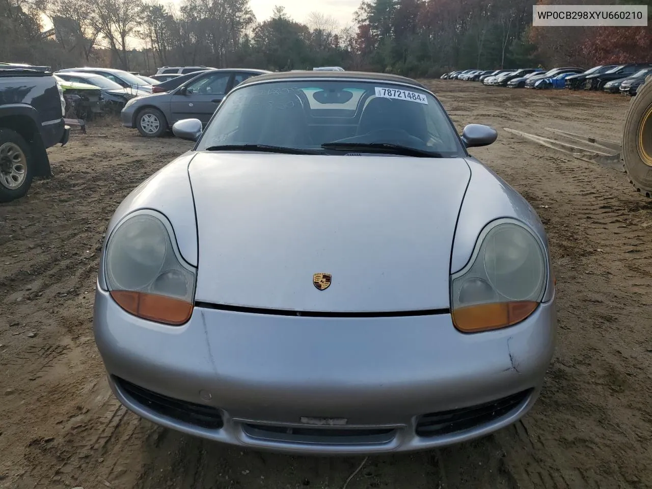 2000 Porsche Boxster S VIN: WP0CB298XYU660210 Lot: 78721484