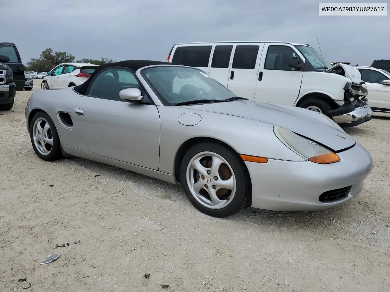 2000 Porsche Boxster VIN: WP0CA2983YU627617 Lot: 79648564