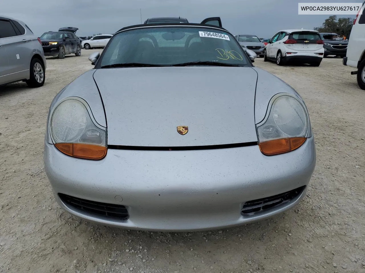 2000 Porsche Boxster VIN: WP0CA2983YU627617 Lot: 79648564