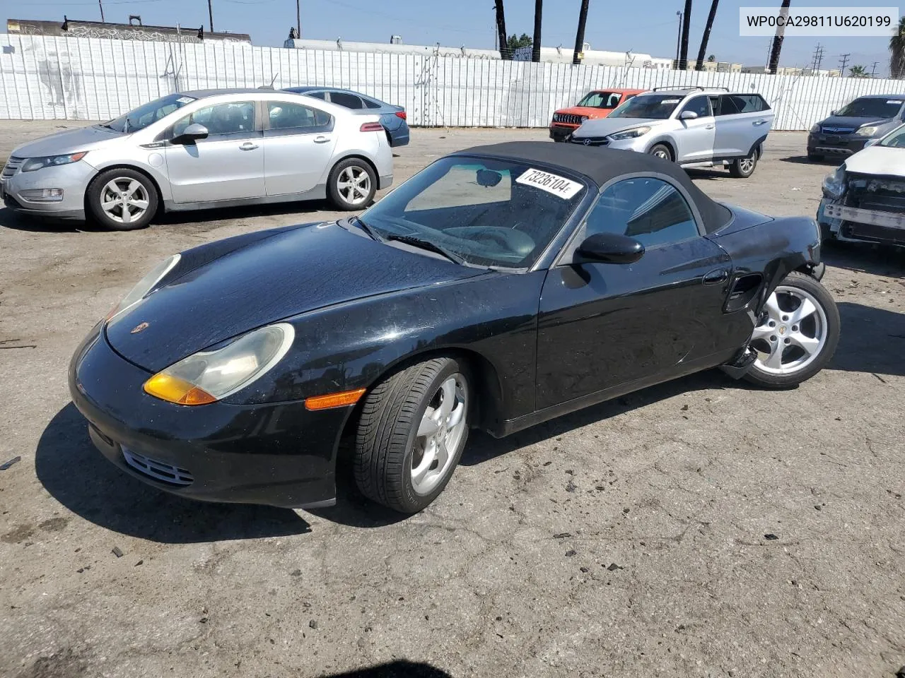 2001 Porsche Boxster VIN: WP0CA29811U620199 Lot: 73236104