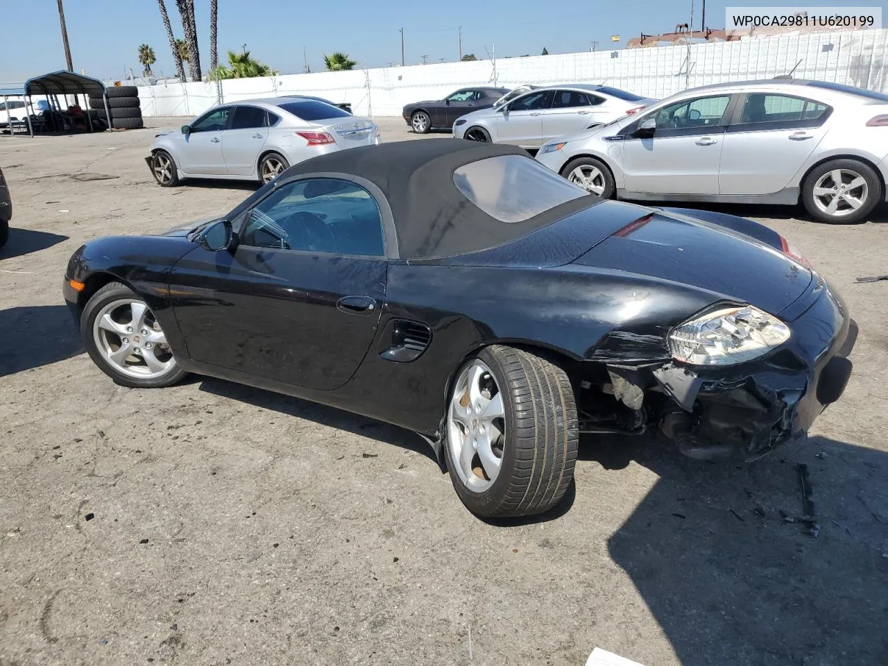 2001 Porsche Boxster VIN: WP0CA29811U620199 Lot: 73236104