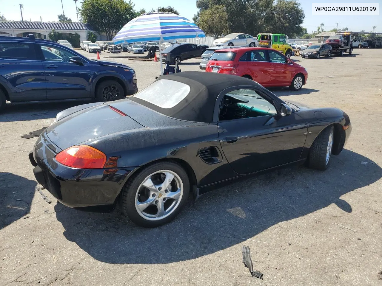 2001 Porsche Boxster VIN: WP0CA29811U620199 Lot: 73236104