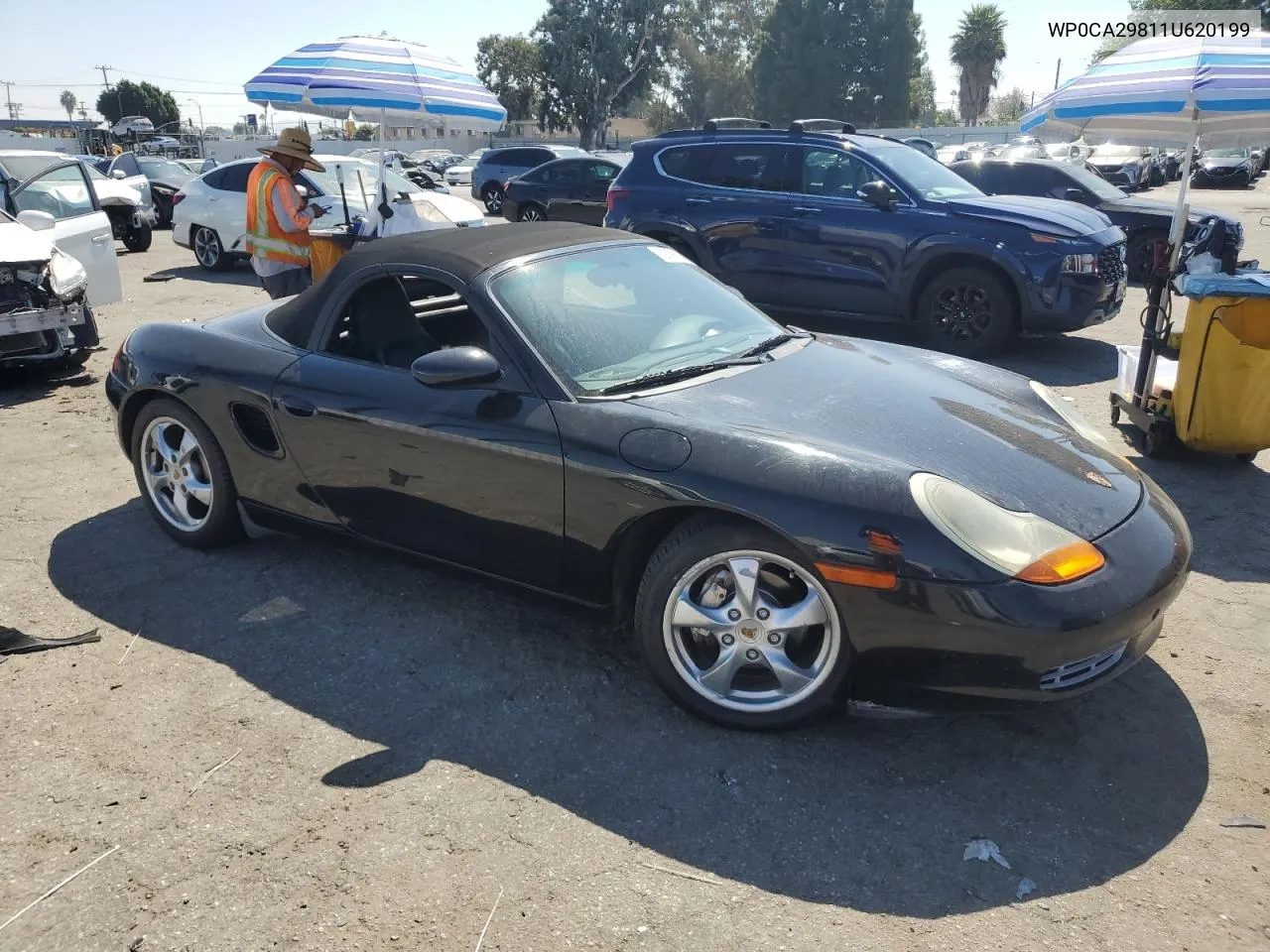 2001 Porsche Boxster VIN: WP0CA29811U620199 Lot: 73236104