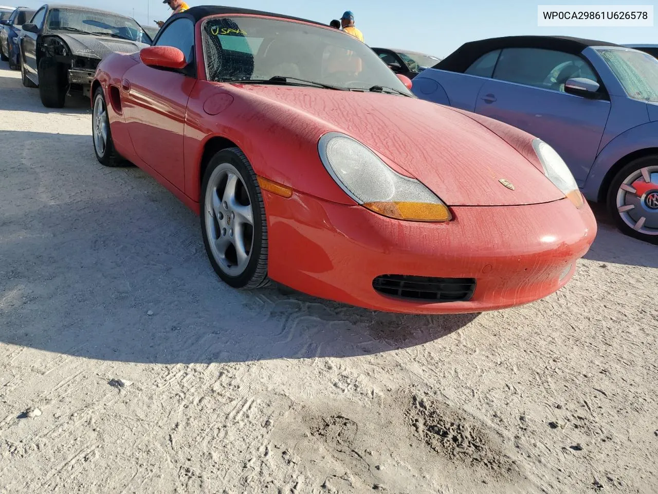 2001 Porsche Boxster VIN: WP0CA29861U626578 Lot: 74620214