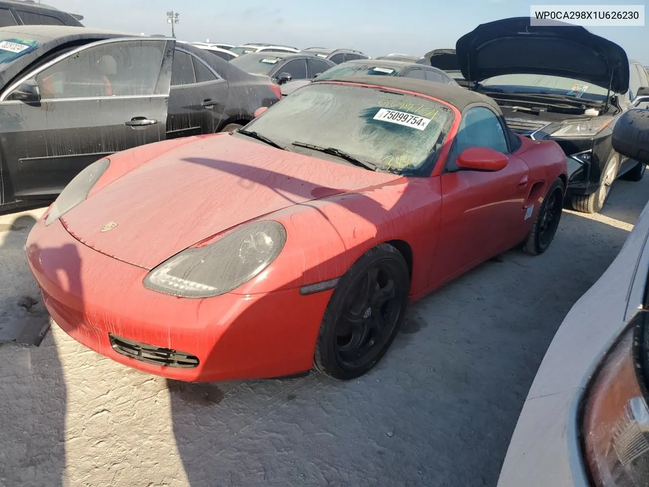 2001 Porsche Boxster VIN: WP0CA298X1U626230 Lot: 75099754