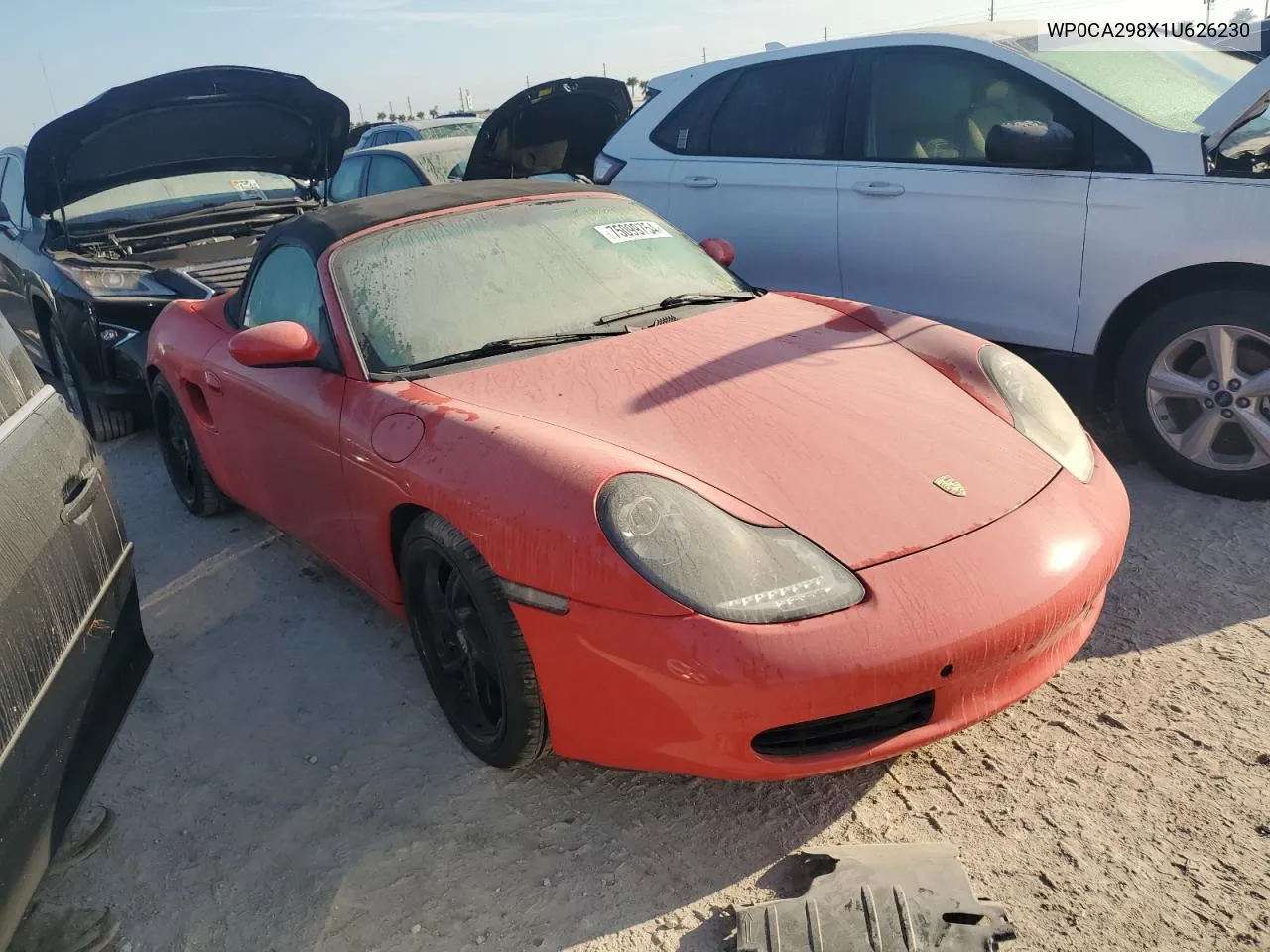 2001 Porsche Boxster VIN: WP0CA298X1U626230 Lot: 75099754