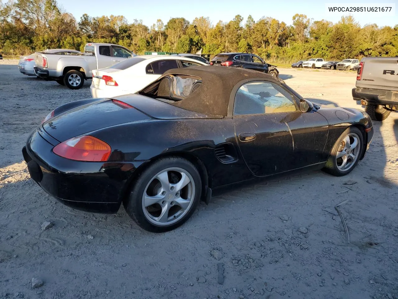 2001 Porsche Boxster VIN: WP0CA29851U621677 Lot: 75273364