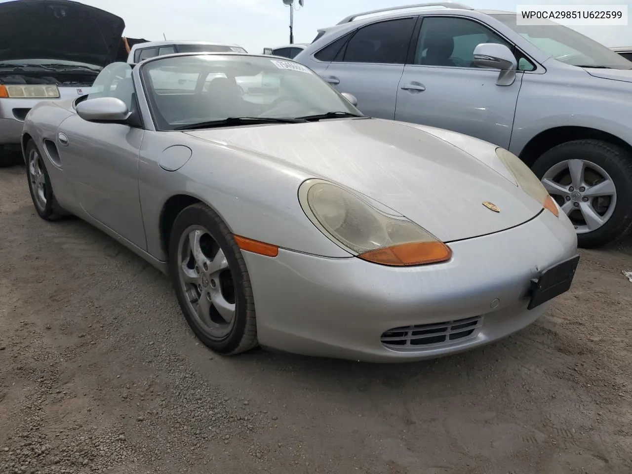 2001 Porsche Boxster VIN: WP0CA29851U622599 Lot: 75466684